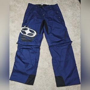 Mens convert No fear combat motor pants size 34 Navy Blue